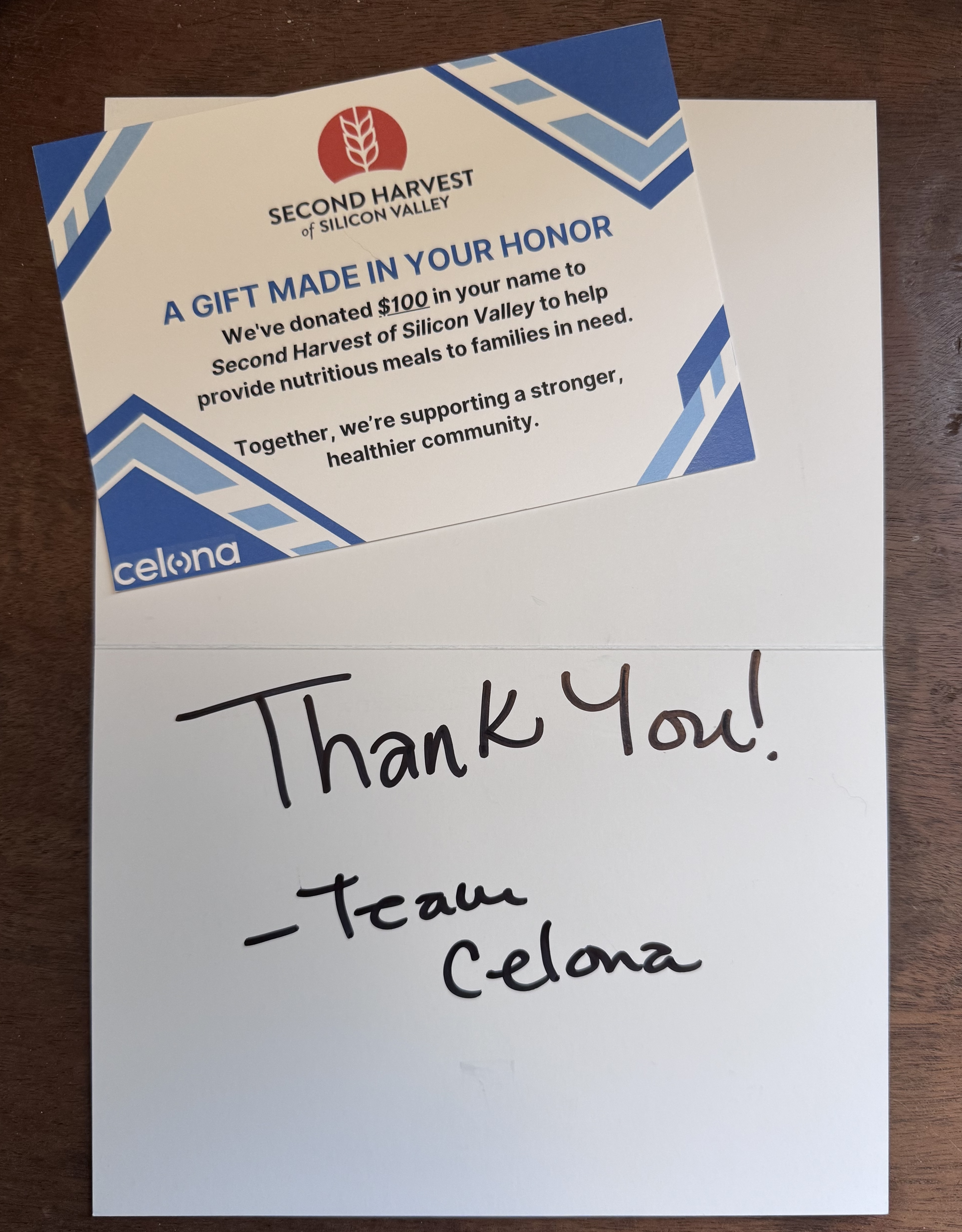 SecondHarvestDonation